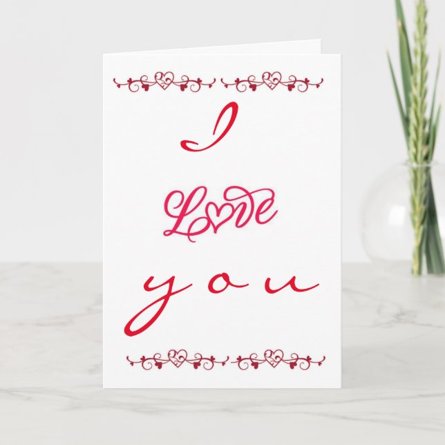 LOVE YOU *BEAUTIFUL* WILL YOU MARRY ME CARD (Front)