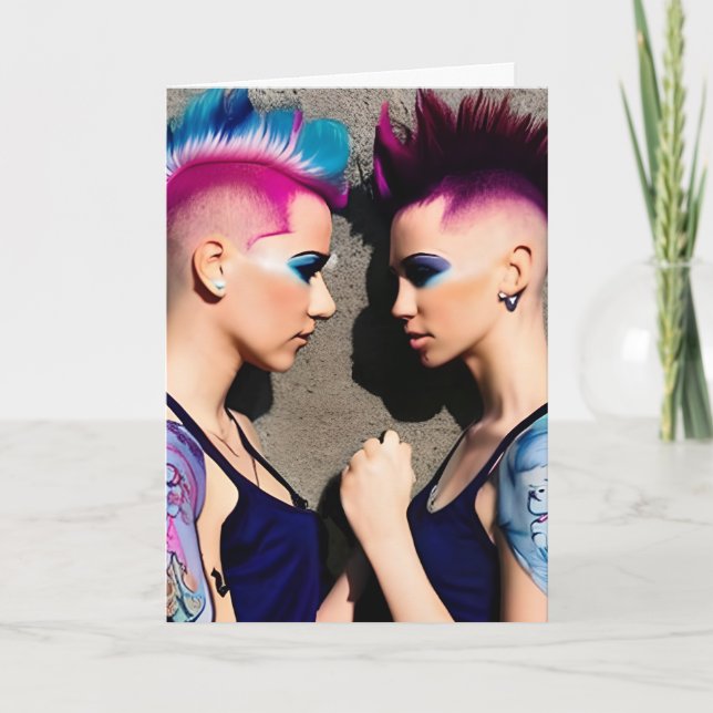 Love You Boo, Personalized Happy Anniversary Card (Front)