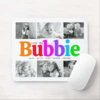 Love You Bubbie Colourful Rainbow 6 Photo Collage