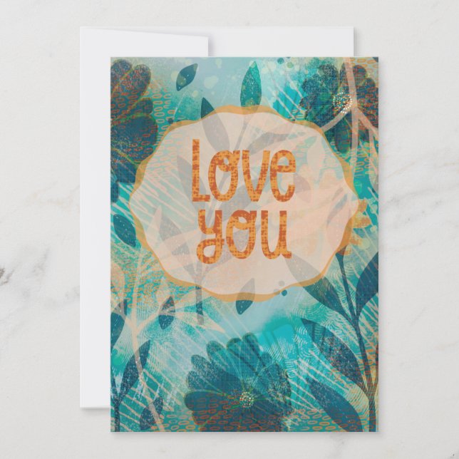 Love You card (Front)