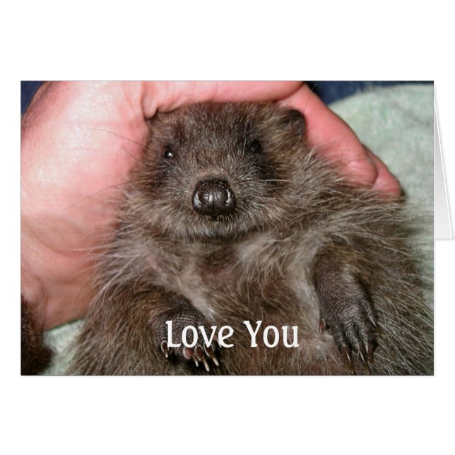 Love You Card (Front Horizontal)