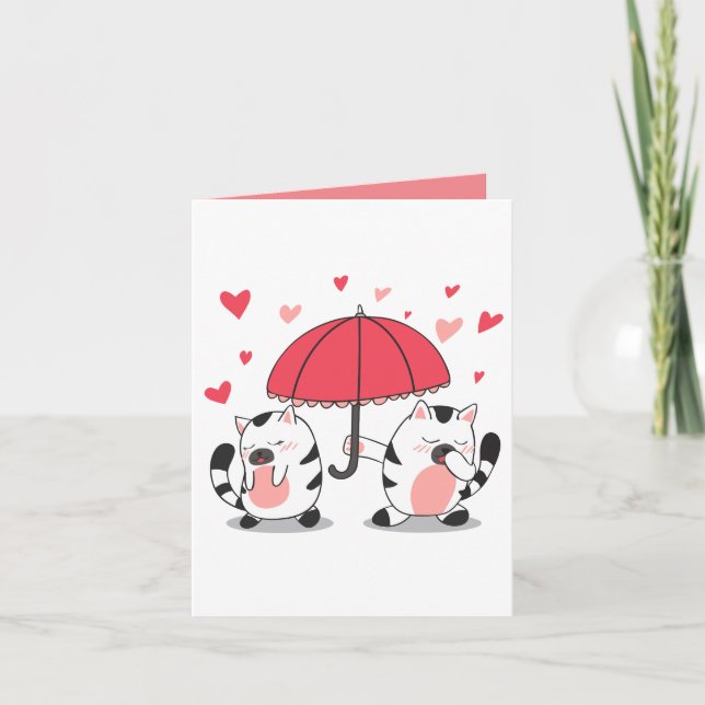 Love You Cats Card (Front)