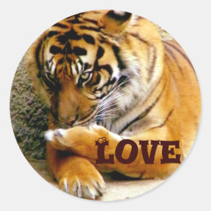 Love You_ Classic Round Sticker