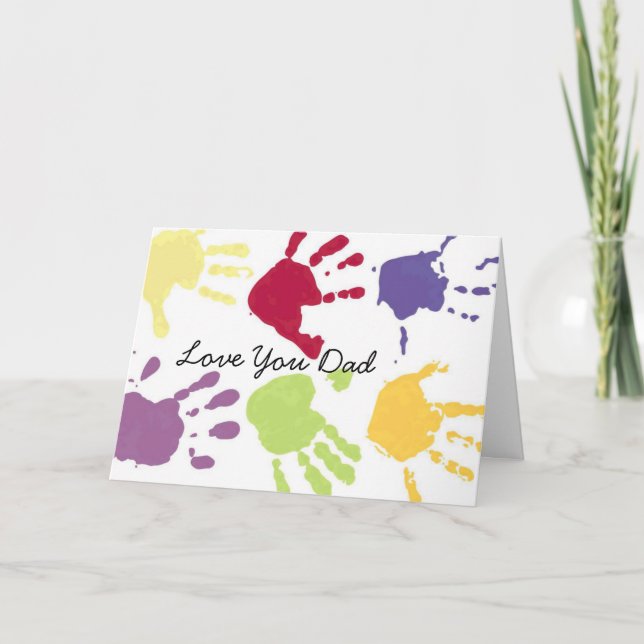 Love You Dad Birthday Card (Front)