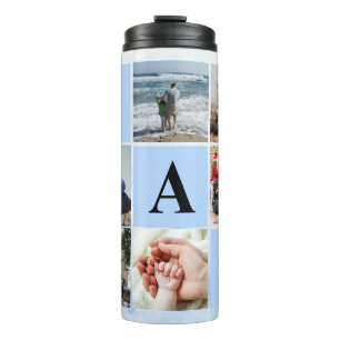 Love You Dad Custom Photo Collage - Personalized Thermal Tumbler