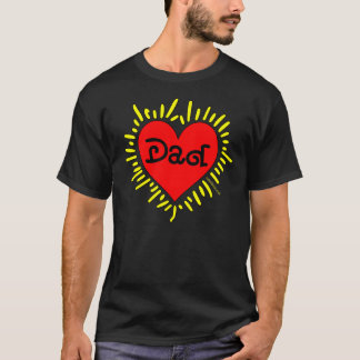 Love You Dad dark t-shirt