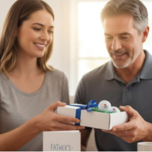 'Love You Dad' Father's Day, Birthdays, Touching Golf Balls