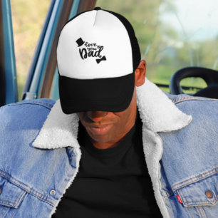 Love You Dad - Father's Day Overlay Trucker Hat