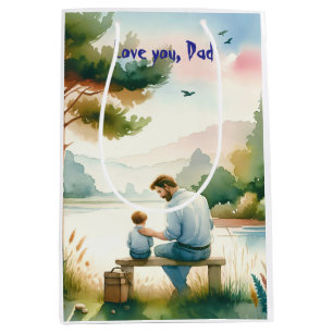 Love you, Dad Medium Gift Bag