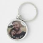 Love you Dad, Personalized Photo Key Chain