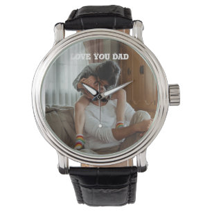 Love You dad < personalized Photo    Watch