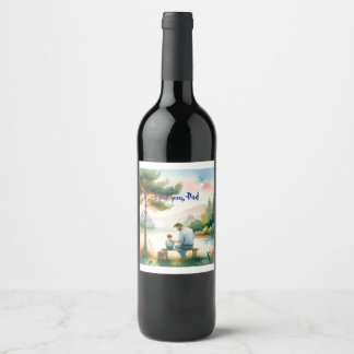 Love you, Dad Wine Label
