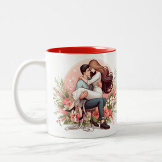 Love You Every Day Couple | Valentines Day Two-Tone Coffee Mug