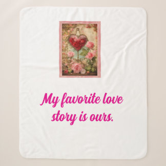 "Love You Forever – Cozy Valentine’s Throw Blanket