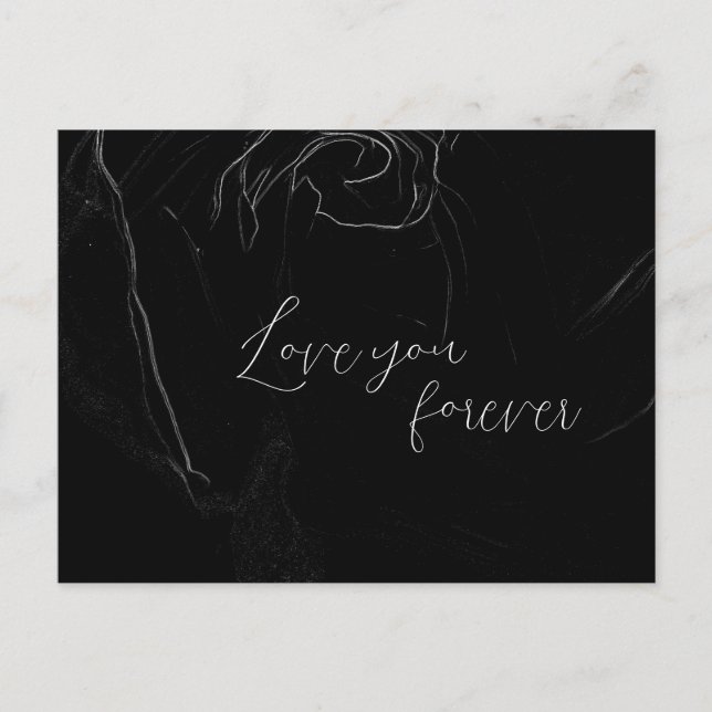 "Love you forever" Postcard (Front)