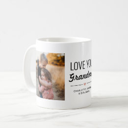 Love You Grandma Birthday Custom Photo Coffee Mug