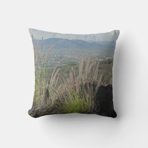 Love You Grandma Distant Mountain Photo Southwest Throw Pillow