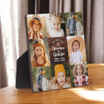 Love You Grandma Grandpa Wood Instagram Photo  Plaque<br><div class="desc">The Modern Love You Grandma Grandpa Instagram Photo Plaque is a heartfelt and contemporary way to show your appreciation for your grandparents. This sleek plaque features a stylish Instagram-inspired photo collage, allowing you to upload cherished moments with Grandma and Grandpa. With the loving message "Love You Grandma & Grandpa" displayed...</div>