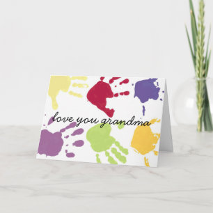 Love You Grandma Happy Birthday Card