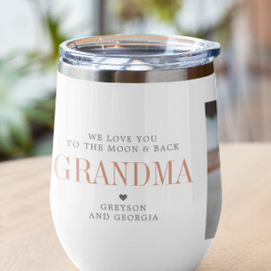Love You Grandma Two Photo Collage