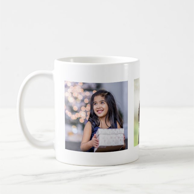 Love You Grandma | Two Photo Script and Heart mug (Left)