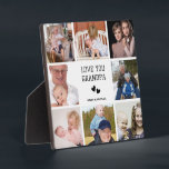 Love You, Grandpa | Modern Collage Photo Plaque<br><div class="desc">Surprise Grandpa with a heartfelt gift he’ll cherish forever! This modern collage photo plaque lets you showcase your favourite memories in a stylish and meaningful way. Personalize it with special photos to create a one-of-a-kind keepsake for birthdays, Father’s Day, or just to say “Love you, Grandpa!” Perfect for his desk,...</div>