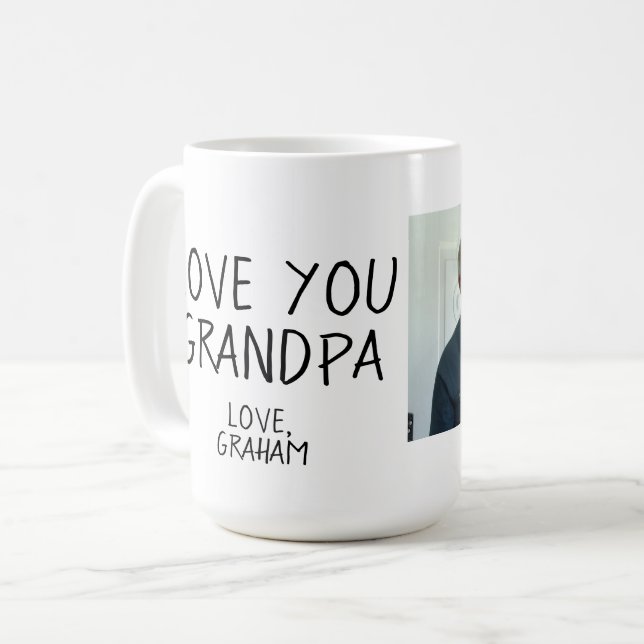 Love You Grandpa Mug (Front Left)