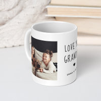 Love You Grandpa | Two Photo Handwritten Text
