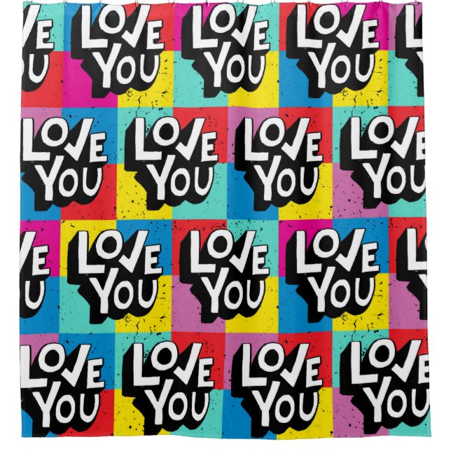 Love you. Hand lettering pattern for Valentine's d (Front)