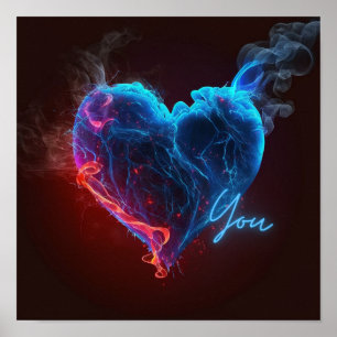 Love You Heart Poster