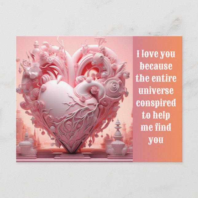 Love you  holiday postcard (Front)