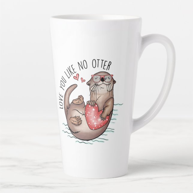 Love You Humour  Latte Mug (Right)