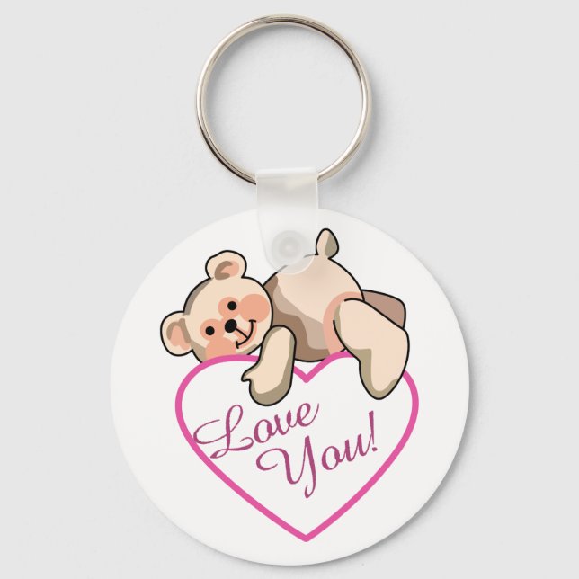 Love You! Keychain (Front)