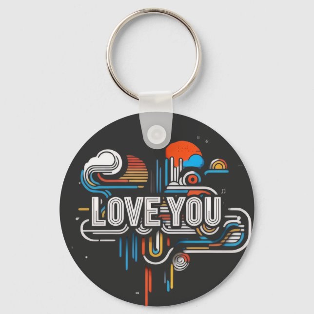Love you keychain (Front)