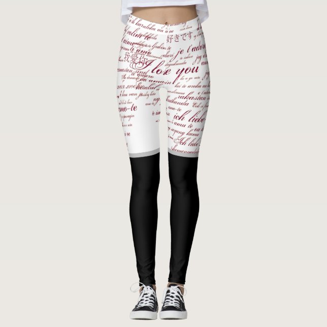 Love you leggings (Front)