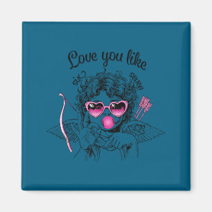 Love You Like Six Seven Cud 67 Meme Valentine's Da Magnet