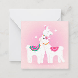 Love You Llama Card