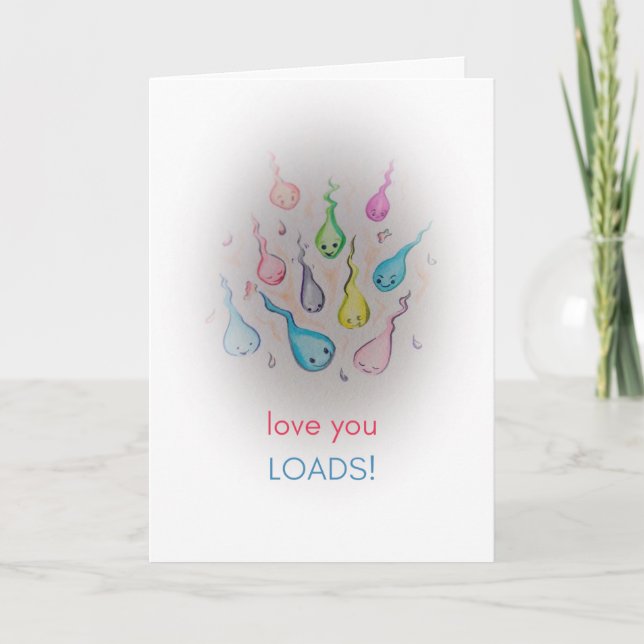 Love You Loads Card (Front)