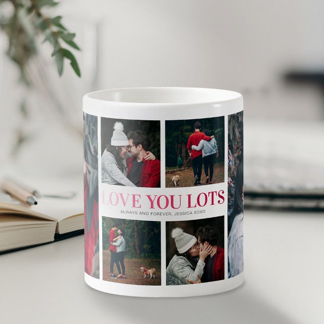 Love You Lots 6 Photo Coffee Mug (Creator Uploaded)