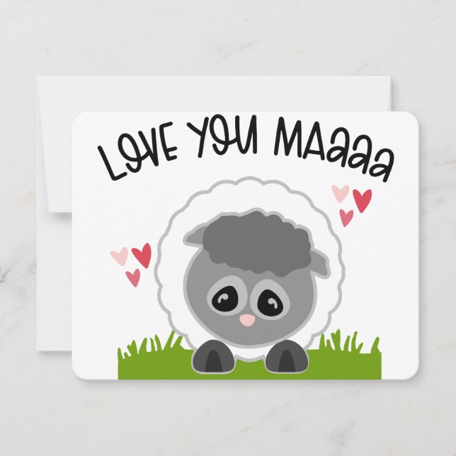 LOVE YOU MAAAA HOLIDAY CARD (Front)