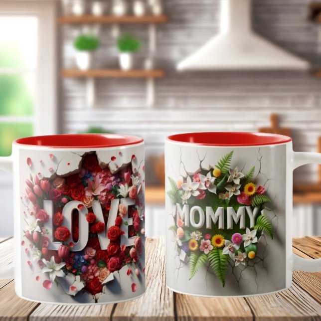 Love You Maman Fête des mères Mug (Créateur téléchargé)