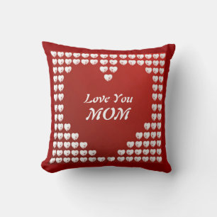 Love You Mom American Mojo Pillow