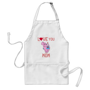 Love You Mom Apron
