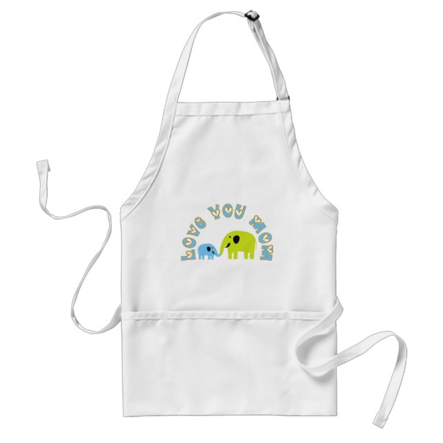Love You Mom Aprons (Front)
