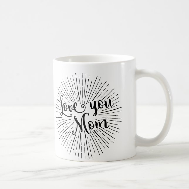 love you mom christmas mug for mother (Right)