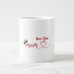 Love you mom   coffee mug   classic mug  drinkware