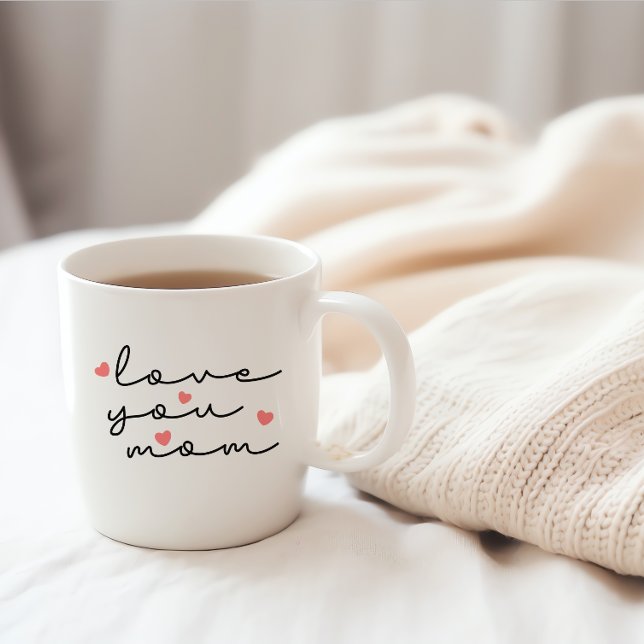 Love You Mom - Coffee Mug for Mothers Day (mothers day gift ideas, mothers day australia, cute mothers day gifts

)