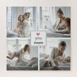 Love You Mom – Custom Photo Puzzle for Mothers Day
