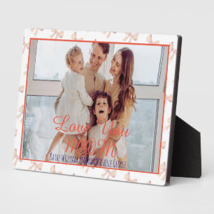Love You Mom Keepsake Family Photos Mothers Day Plaque