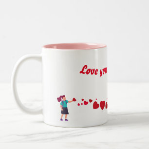 Love you mom Mother's Day Coffee Mug Full of Love